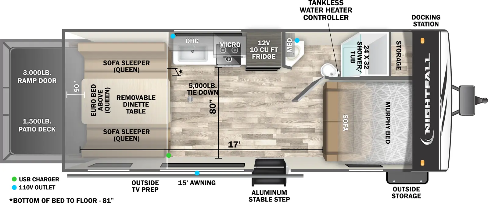 Nightfall 20N - DSO Floorplan